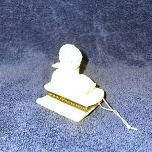 Snowbabies, Hold In Tight, bisque hinged box